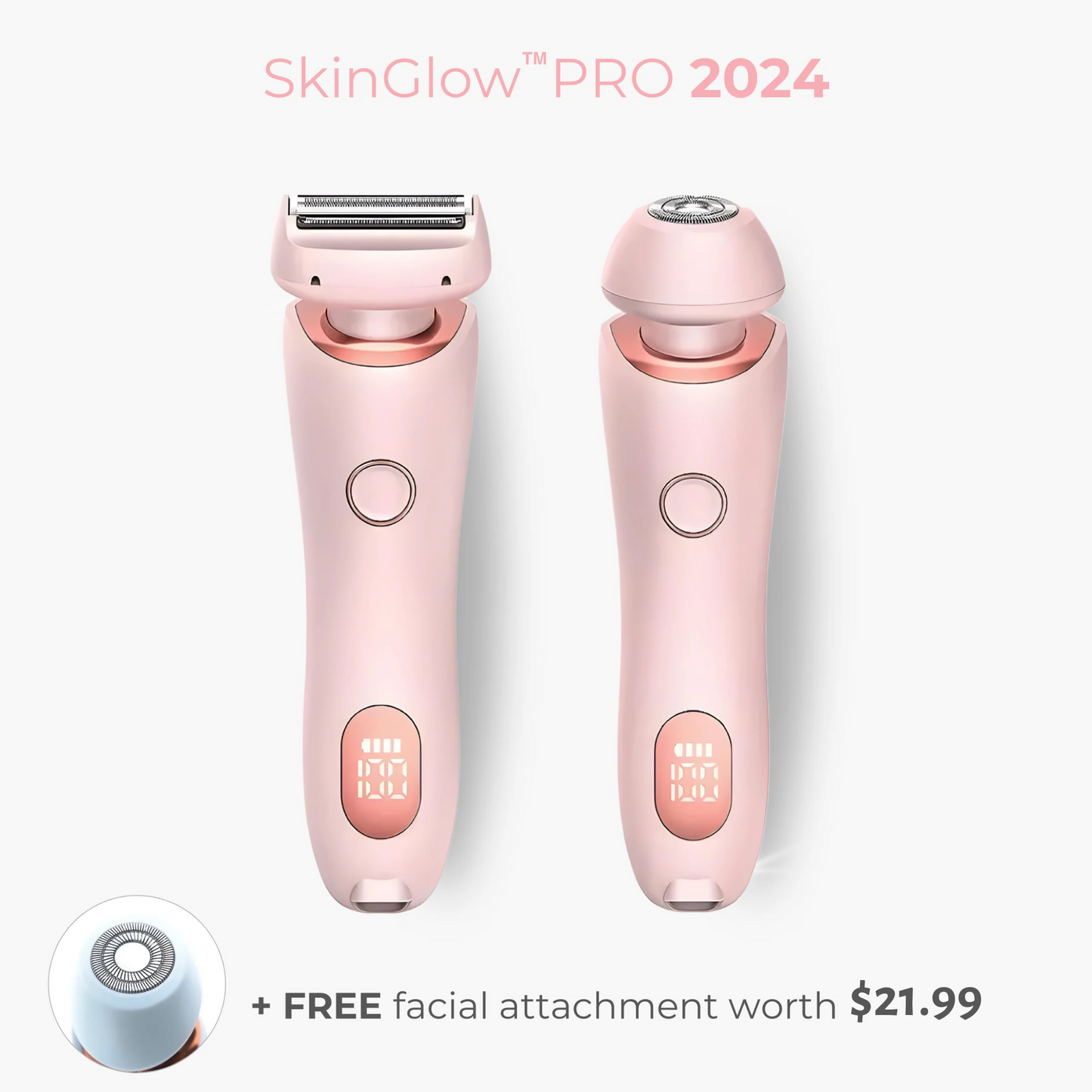 SkinGlow™ Pro | On The Go Lady Shaver