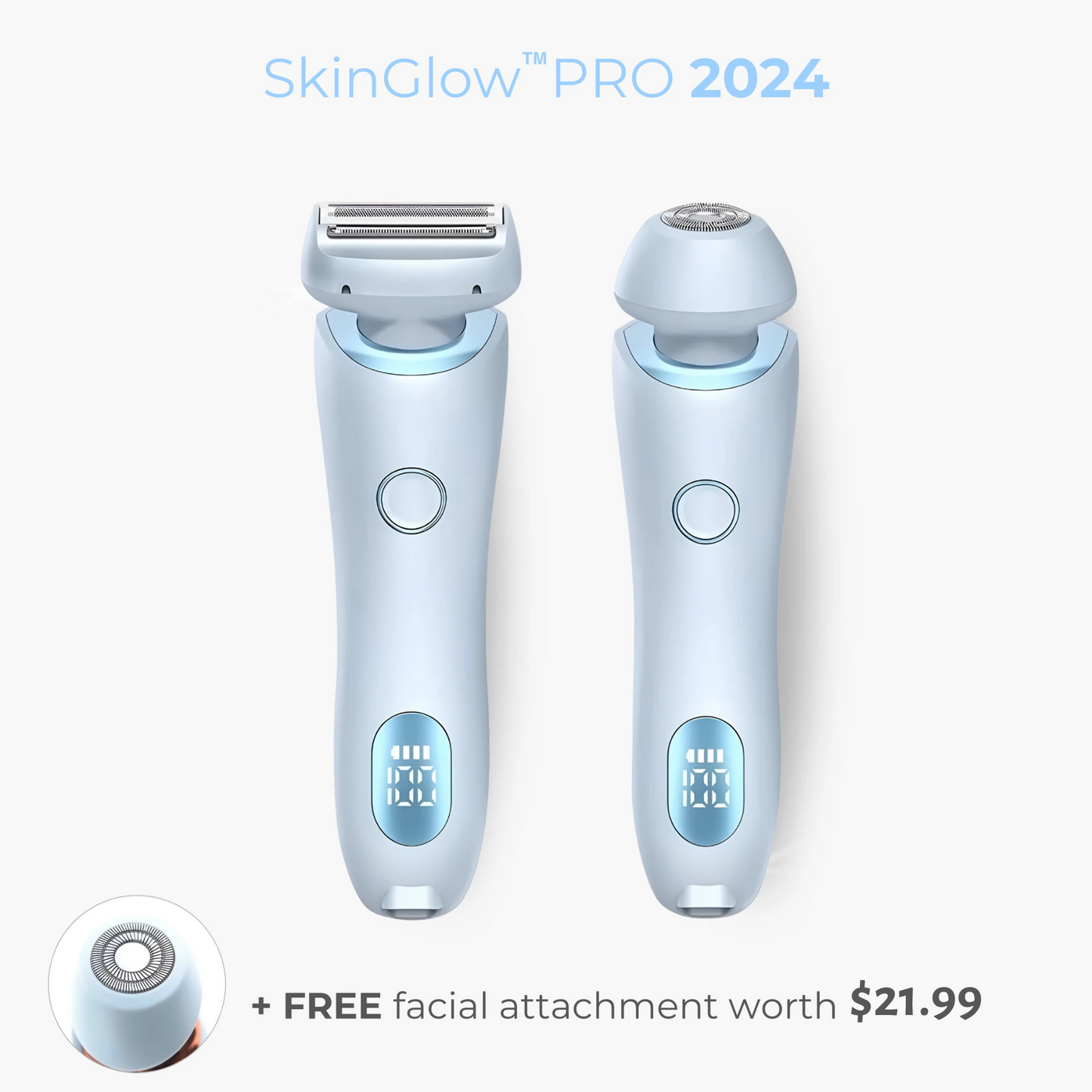 SkinGlow™ Pro | On The Go Lady Shaver