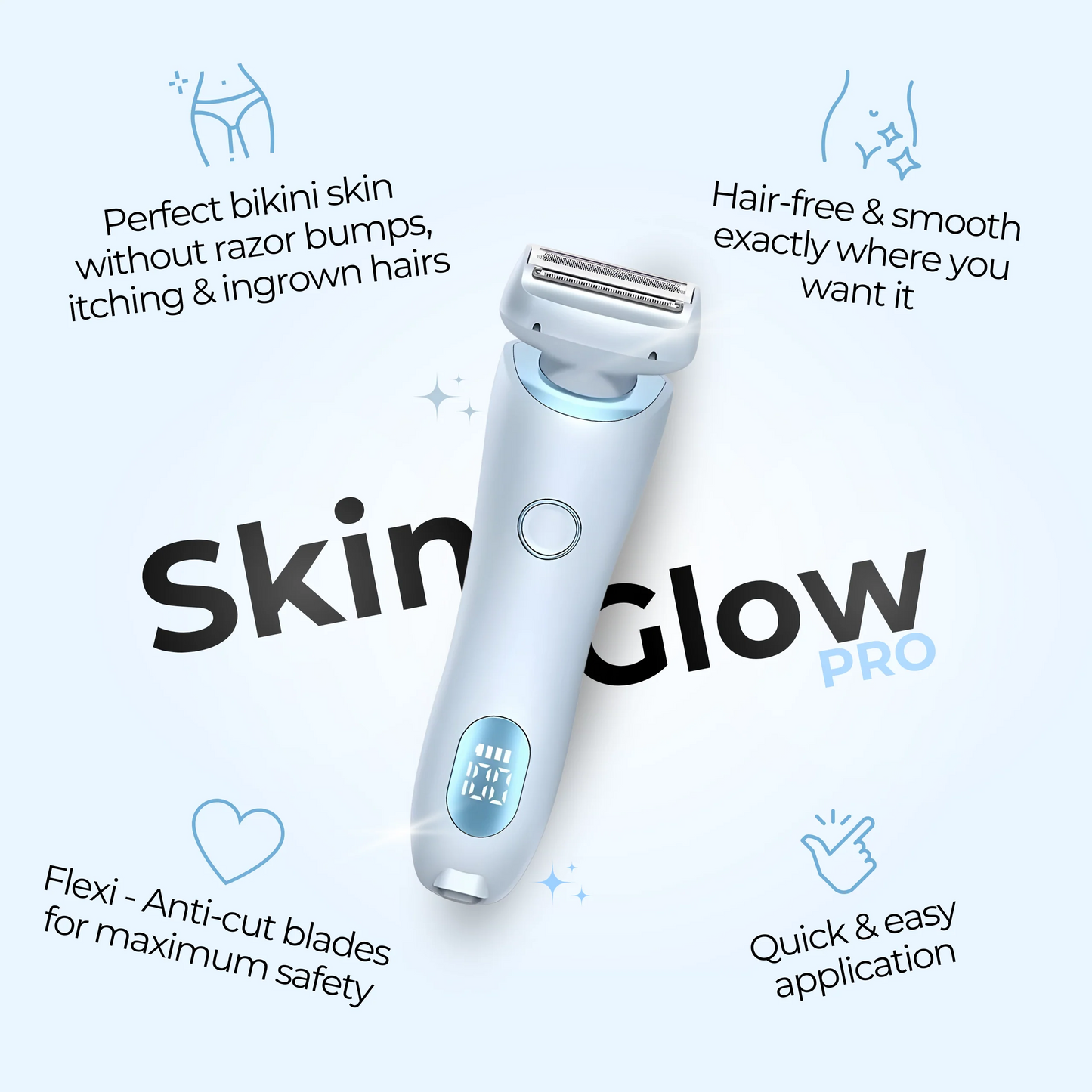 SkinGlow™ Pro | On The Go Lady Shaver